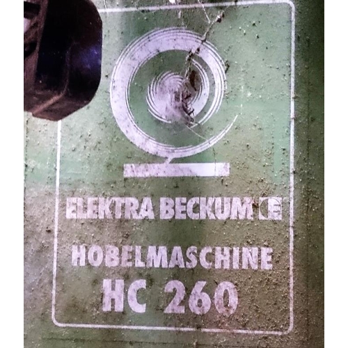 34 - Electric Bench Planer - Elektra Beckum Nobelmaschine HC260
