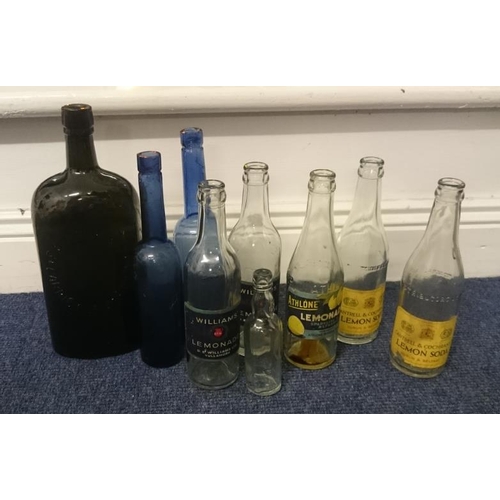 45 - Collection of Vintage Bottles incl. P Barrett & Co Carrick-on-Shannon, Athlone Lemonade, Williams' L... 