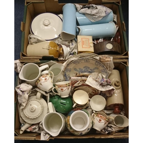 61 - Two Boxes of Ceramics - Arklow etc.