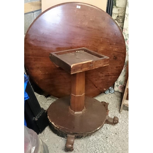 65 - Victorian Mahogany Circular Top Tea Table