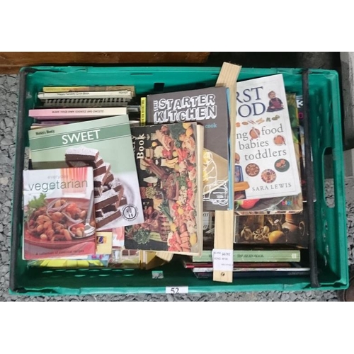 52 - Crate of Cookery Interest Books