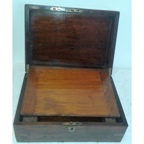 486 - Victorian Mahogany Writing Slope