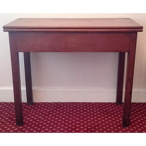 488 - Georgian Mahogany Foldover Tea Table