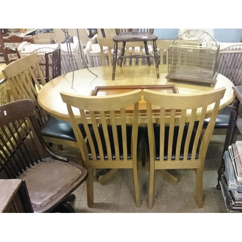544 - Kitchen Table with Six Chairs