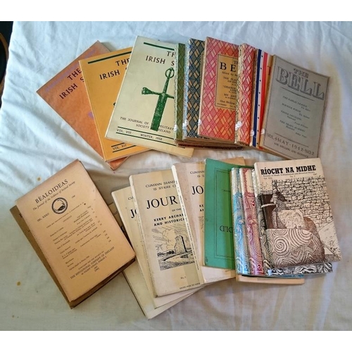 13 - Journals and Year Books: odd nos: The Bell 12 nos 1942-1945; Bealoideas 2 Nos 1948, 1964; Ríocht na ... 