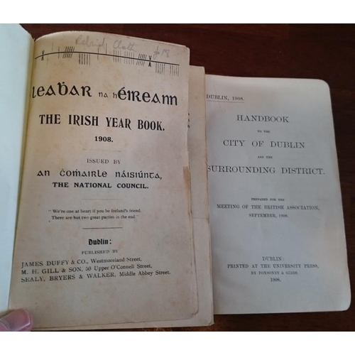 48 - Leabhar na hÉireann. The Irish Year Book. 1908. An Chomhairle Náisiúnta. The National Council : Dubl... 