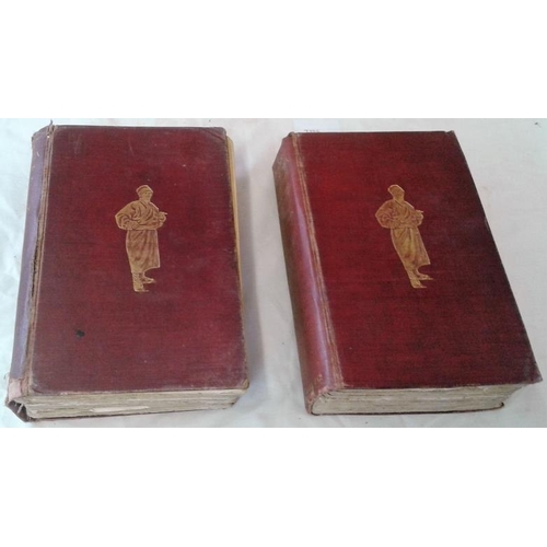 73 - Trans Himalaya  Discoveries and Adventures in Tibet by Sven Hedin in two volumes. 1909. Cloth. Shaky... 