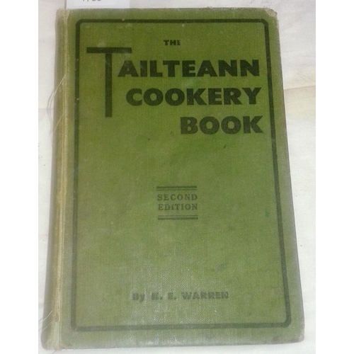 87 - The Tailteann Cookery Book. K. E. WARREN.  Dublin. 1935. Cloth. Shaky