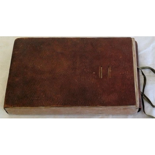 92 - Manuel Du Voyageur,   In Six Languages, English etc. Paris. 1810. Full leather with ribbon. rare ite... 