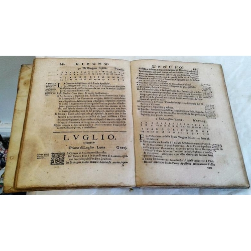 97 - Martirologio Romano Corretto. Romae. 1636. Vellum, loose.