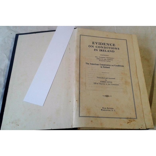 475 - Evidence on conditions in Ireland Presented before the American Commission on Conditions in Ireland.... 