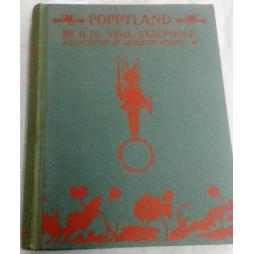 483 - Poppyland by H. De Vere Stacpoole, illustrated by Leighton Pearce. 1914. Bodley Head. Large format. ... 