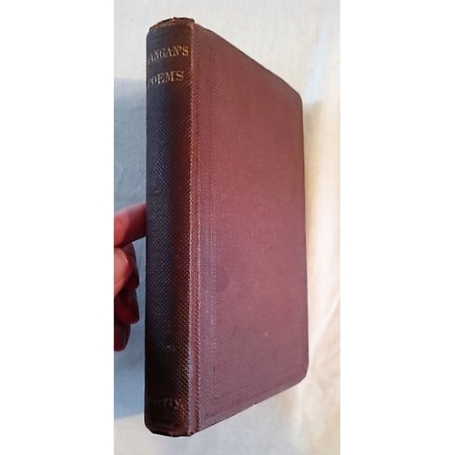 501 - James Clarence Mangan:  John Mitchell, Poems of ..with Biographical Introduction  (NY 1859).  (small... 