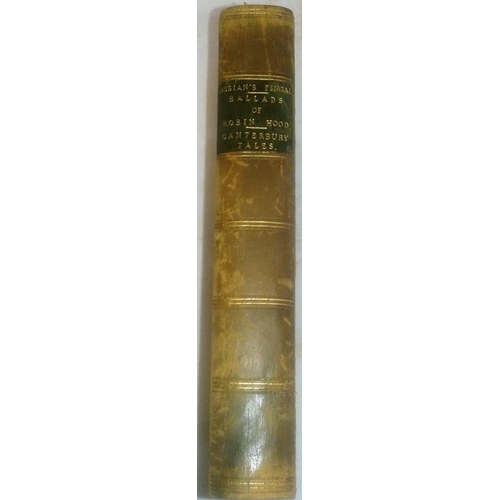 504 - Ossian’s Fingal;  An Ancient  Epic Poem in Six Books by George Harvey.  London: 1814, bound with Can... 