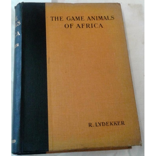 506 - The Game Animals of Africa by R. Lydekker. London