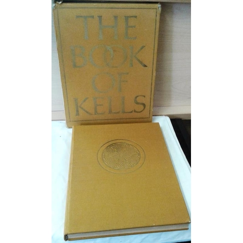 522 - The Book of Kells . 1974-1977. Two editions, large format. Colour plates. one in slip case, other in... 