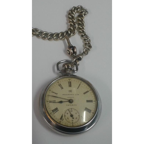 Ingersoll pocket hot sale watch chain