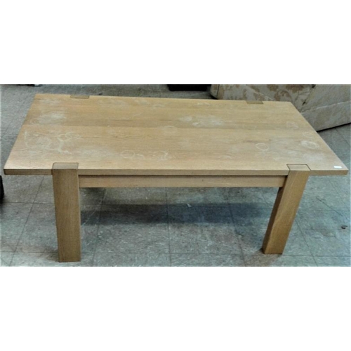 14 - Solid Oak Coffee Table, c.47.5in x 23.5in