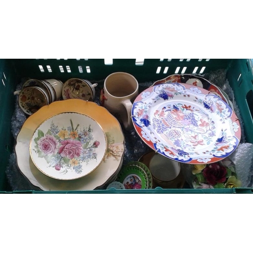 81 - Crate of Various Ceramics