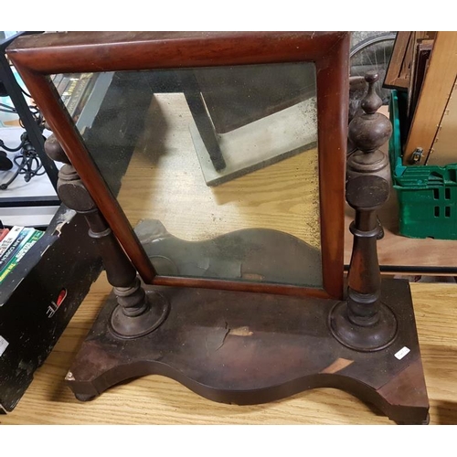 60 - Two Victorian Vanity Mirrors (A/F)