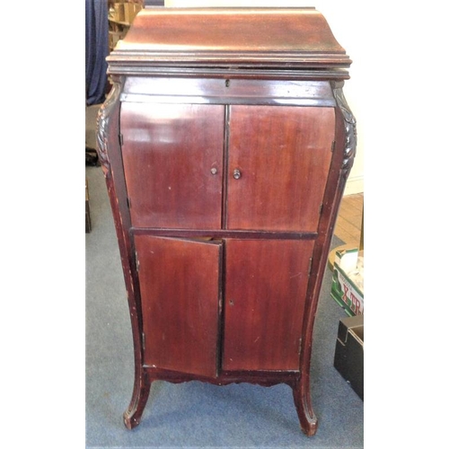 434 - Edwardian Cabinet Gramophone