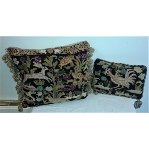 443 - Two Needlepoint Cushions