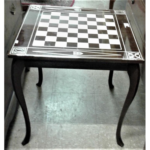 460 - Games Table, c.23in x 23in