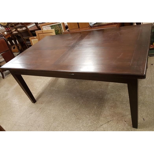 467 - Large Extending Hardwood Dining Table, c.72in x 44in (closed)