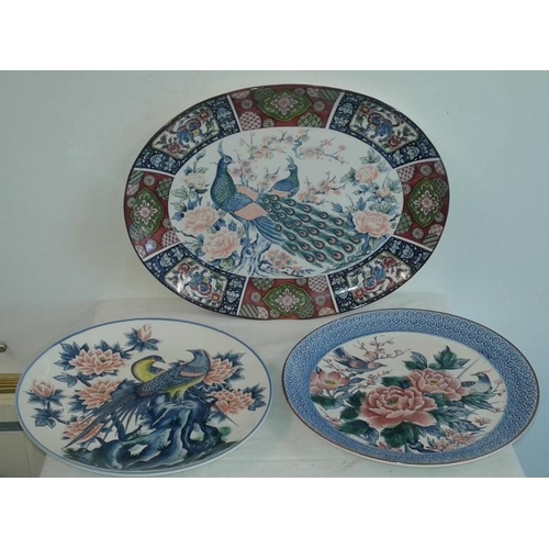 475 - Collection of Six Oriental Scene Chargers