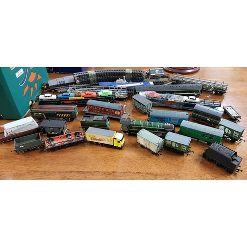 462 - Box of Trains, Tracks, etc.