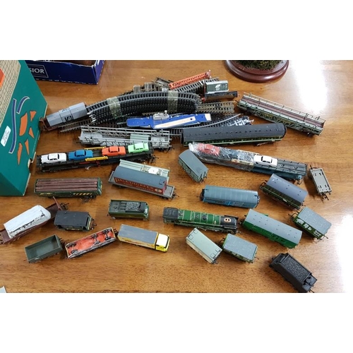 462 - Box of Trains, Tracks, etc.