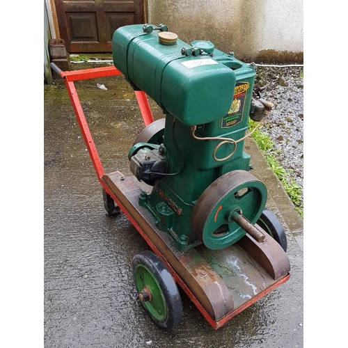 100 - Bamfords 1.5HP Petrol Stationary Engine in good working order