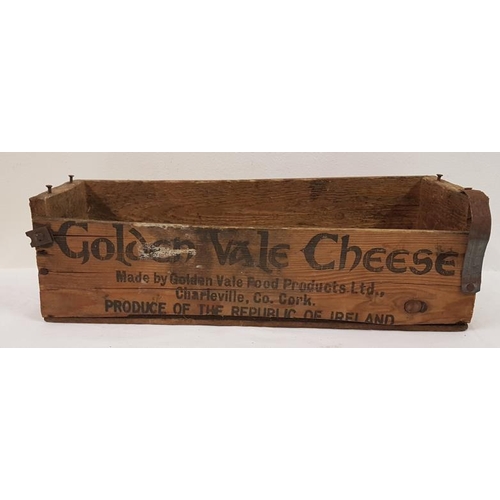 292 - 'Golden Vale Cheese' Wooden Crate, c.12in