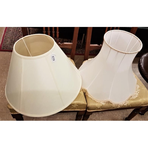 579 - Two Standard Lamp Shades