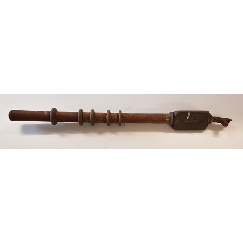 65 - Large Staff Foxford-Manulla with Key, 26in