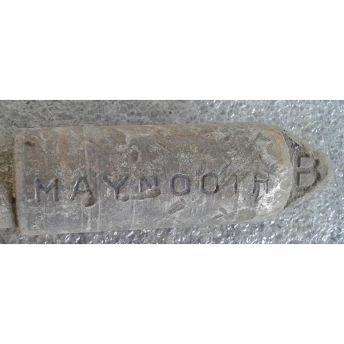 73 - Small Aluminium Staff, Kilcock to Maynooth - 10ins