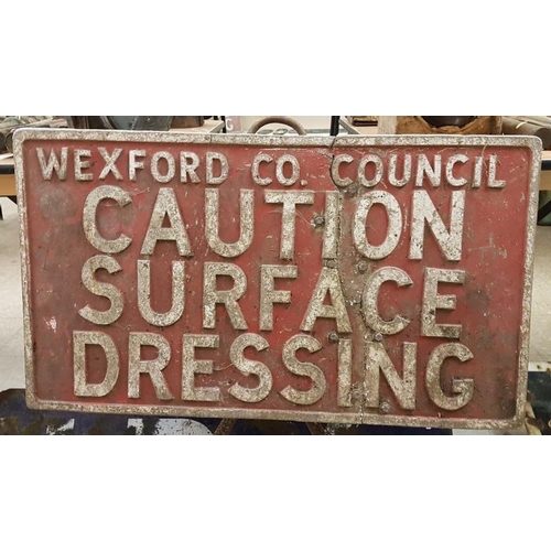 89 - Pair of Wexford County Council Signs on Stands - c. 30ins wide - 25install