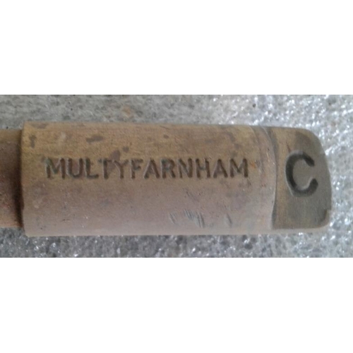 105 - Small Steel Staff, Levington Cross to Multyfarnham - 9.5ins