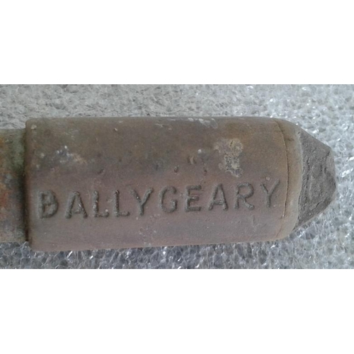 109 - Small Steel Staff, Ballygeary to Rosslare Strand - 9.5ins