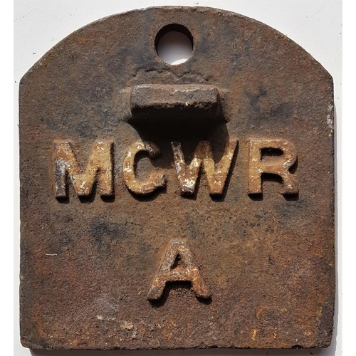 117 - Cast Iron Plaque - Midlands and Great Western Railway - 6 x 6ins