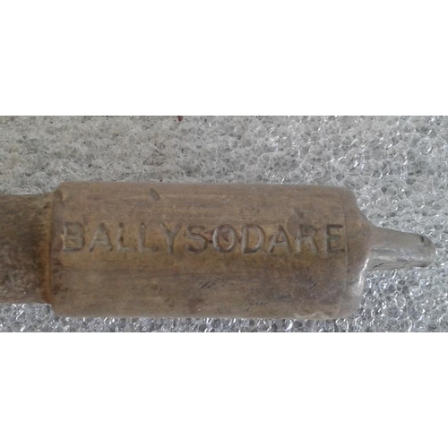 138 - Small Steel Staff, Ballysodare to Ballymote - 9.5ins