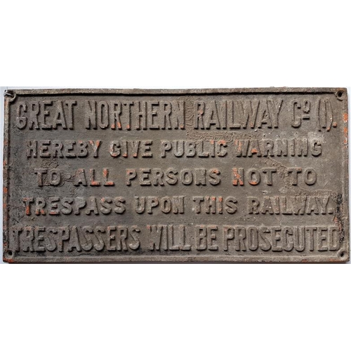 144 - Great Northern Railway Trespassing Sign 