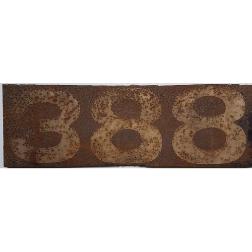 148 - Loco number plate, 