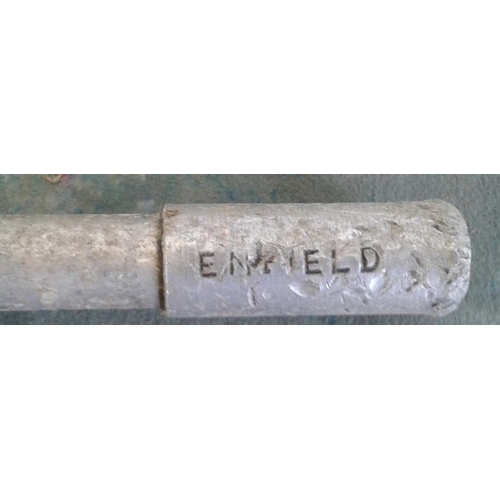 170 - Small Aluminium Staff, Enfield to Moyvalley- 10ins