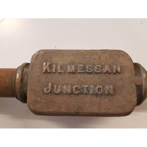 460 - Large Staff Kilmessan Junction-Navan Junction with Key 26in