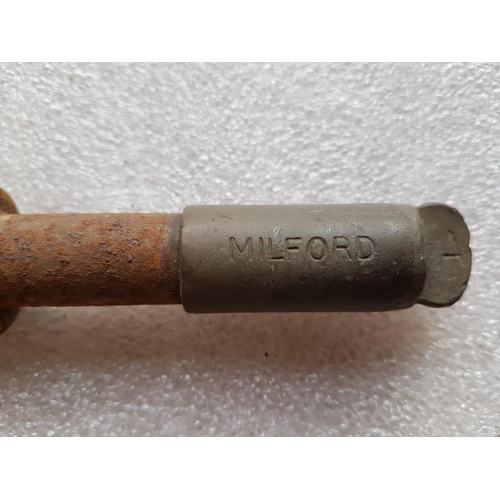 466 - Short Steel Staff Carlow-Milford, 9.5in