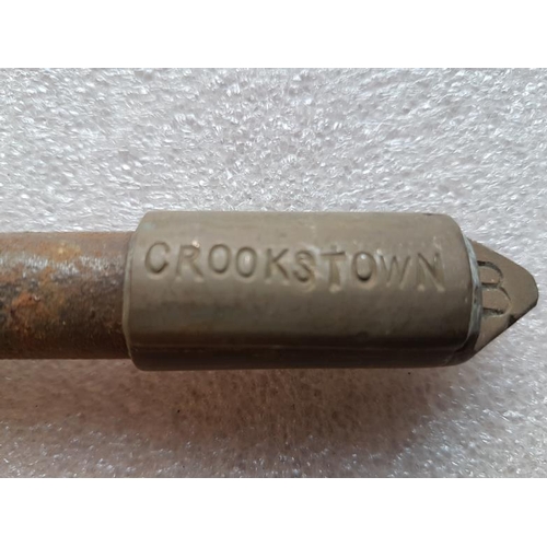 519 - Short Steel Staff Cork-Crookstown, 9.5in
