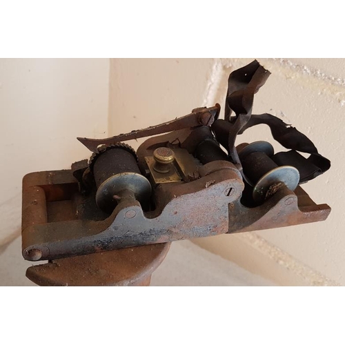 521 - Victorian Ticket Printing Machine by Edmondsons Patent No 7278 Carlisle