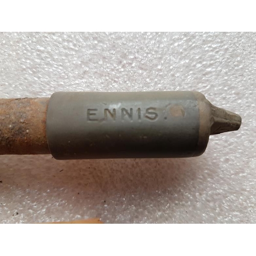 556 - Short Steel Staff Clarecastle-Ennis, 9.5in
