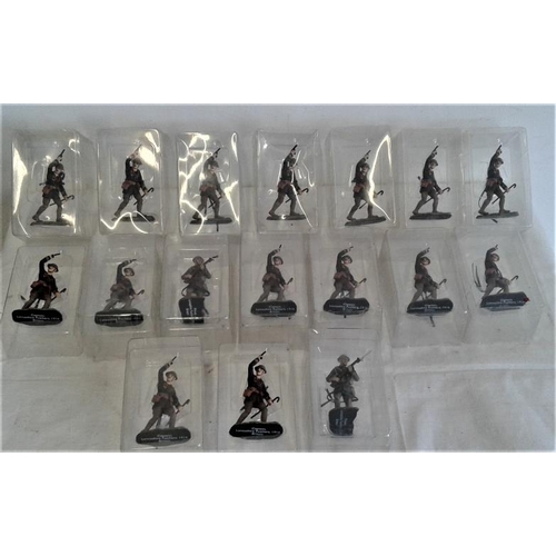 24 - Collection of 17 Lead Soldiers